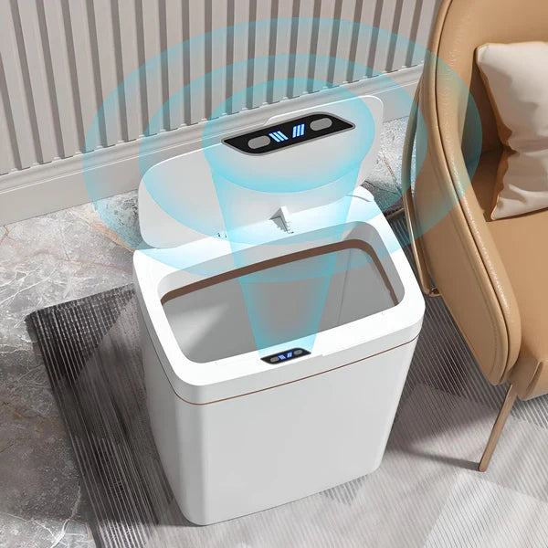 Lixeira Inteligente: Descarte sem Toque, Design Moderno e Máx Eficiência!